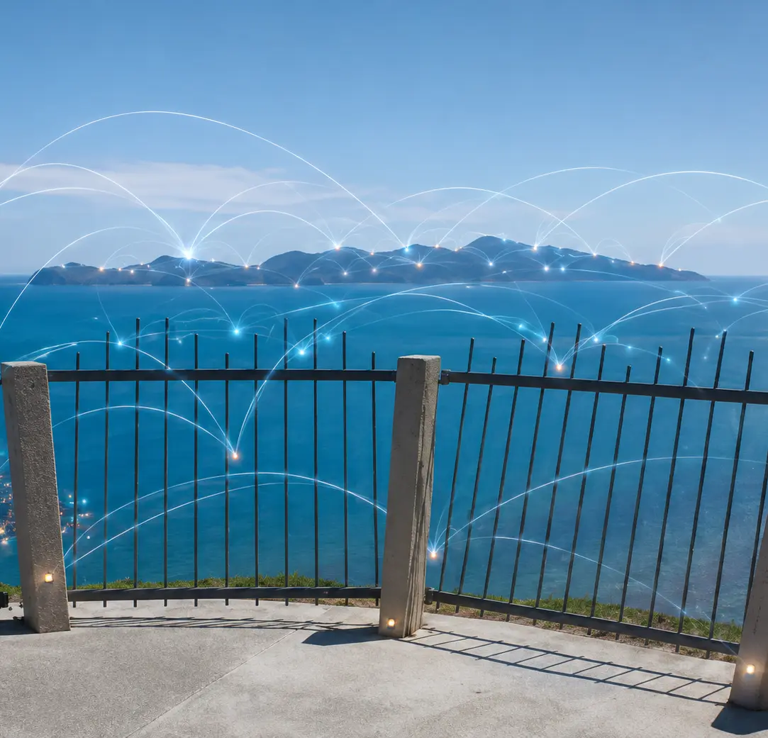 Small business owner in Paekakariki working on an upgraded computer