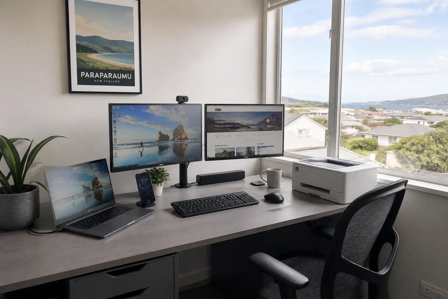 Business and home office IT systems being set up in Paraparaumu