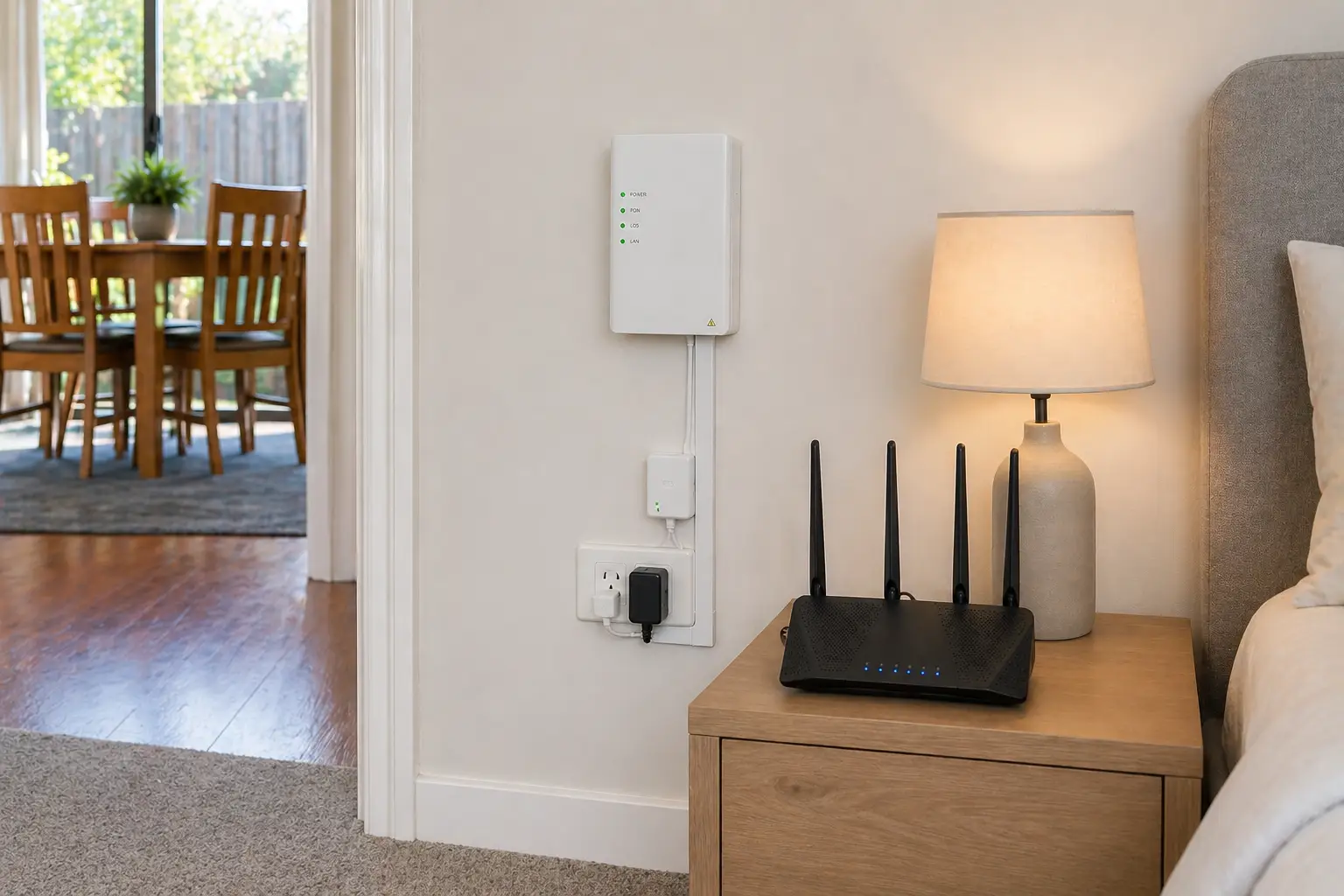Home Wi-Fi network being configured at a Waikanae property